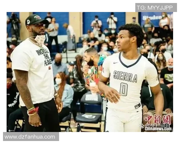 詹姆斯父子同台将成现实布朗尼正式宣布参加NBA选秀